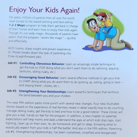 1-2-3 Magic Effective Discipline For Children 2-12 By Thomas W. Phelan, Ph.D. - Picture 6 of 8